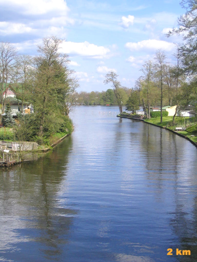 Blick von der TRGLAW-Brcke zum Dmmeritzsee