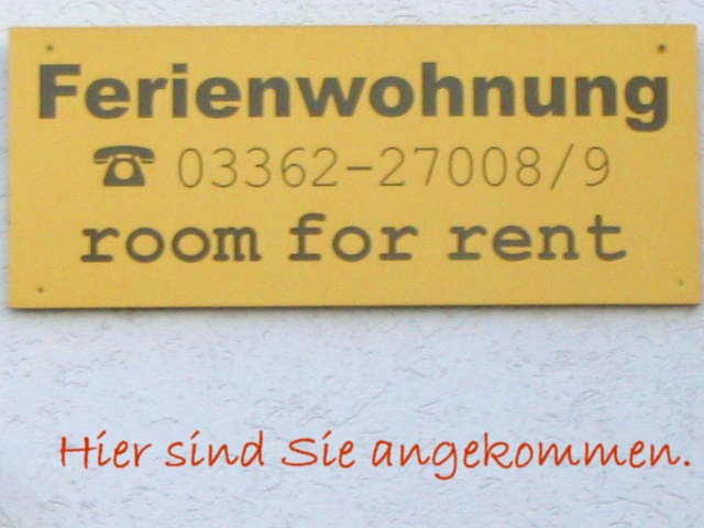 Werbeschild